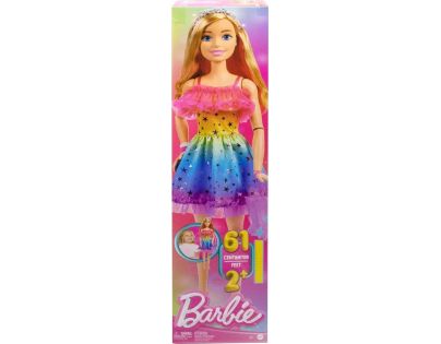 Mattel Barbie Panenka blondýnka s melíry vysoká 71 cm