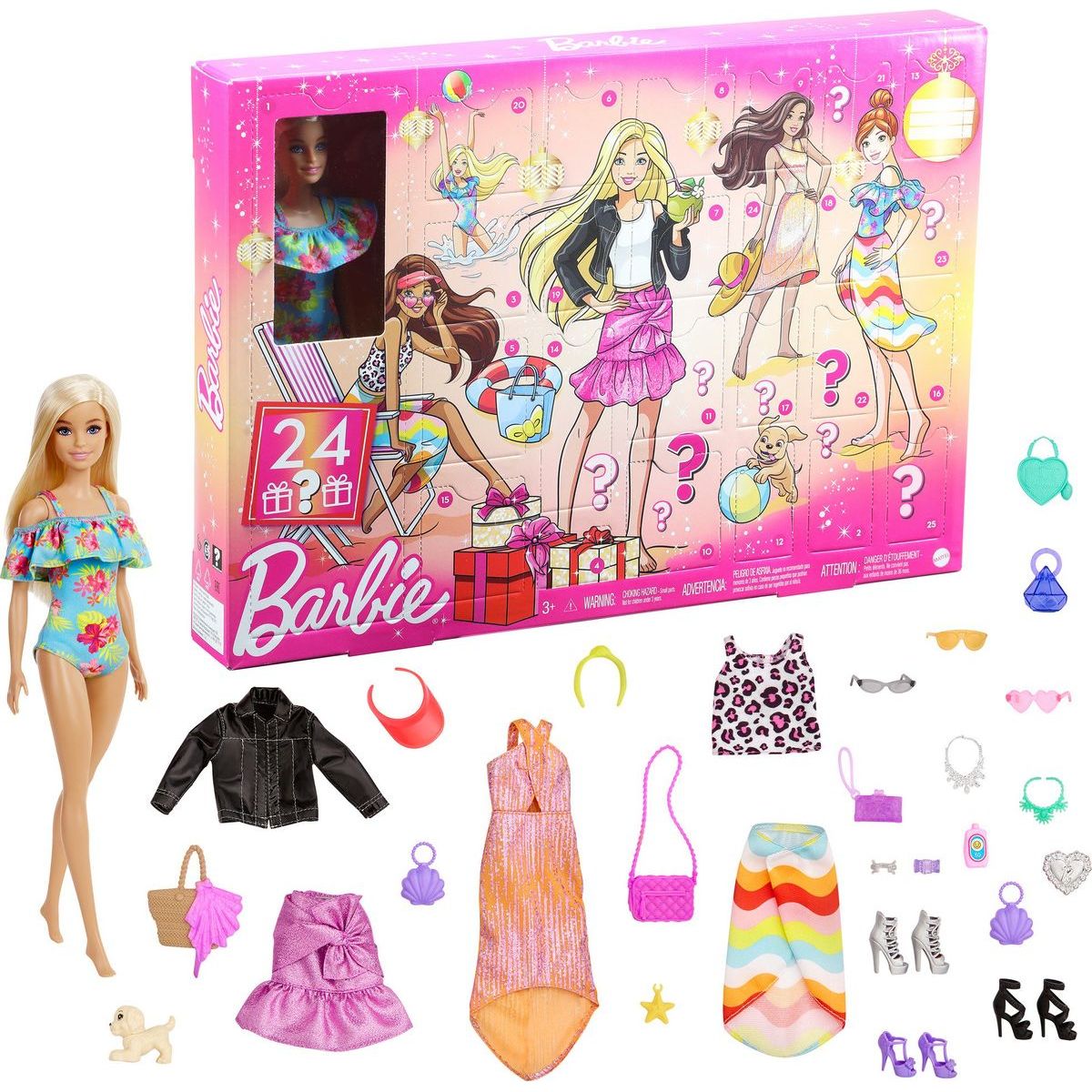 Mattel Barbie adventní kalendář Fashion
