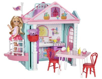 Mattel Barbie Chelsea a domeček