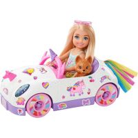 Mattel Barbie Chelsea a kabriolet s nálepkami 2