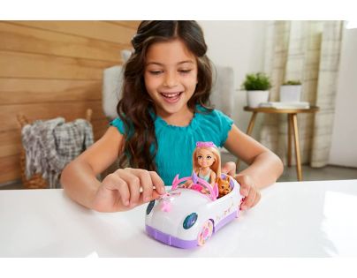 Mattel Barbie Chelsea a kabriolet s nálepkami