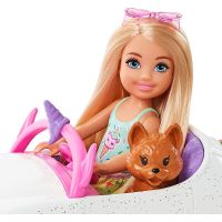 Mattel Barbie Chelsea a kabriolet s nálepkami 4