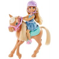 Mattel Barbie Chelsea a poník blond vlasy 2