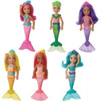 Mattel Barbie Chelsea mořská panna barevné