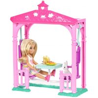 Mattel Barbie Chelsea s doplňky Zahradní houpačka 2