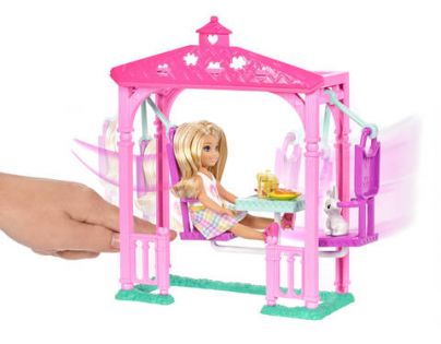 Mattel Barbie Chelsea s doplňky Zahradní houpačka