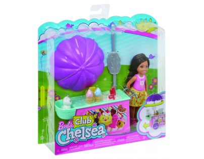 Mattel Barbie Chelsea s doplňky Zmrzlinový vozík