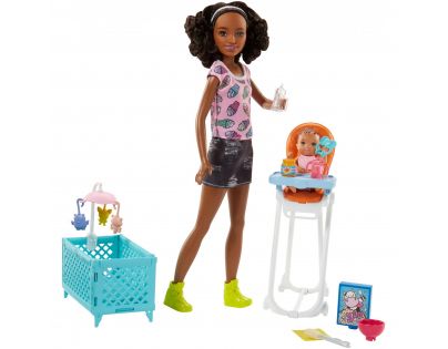 Mattel Barbie Chůva Herní set FHY99