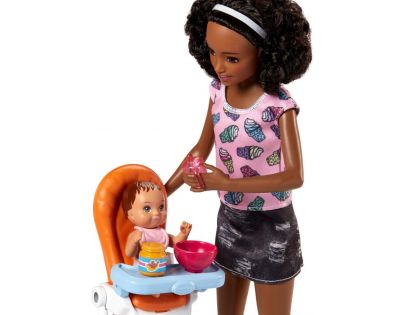 Mattel Barbie Chůva Herní set FHY99