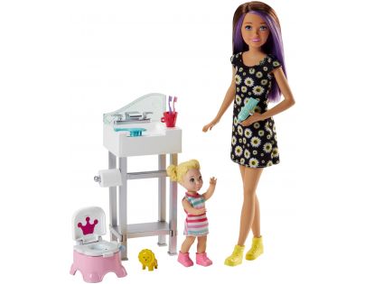 Mattel Barbie Chůva Herní set FJB01