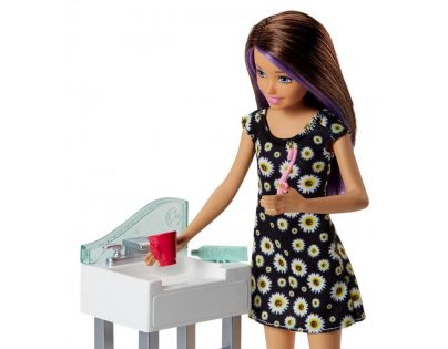 Mattel Barbie Chůva Herní set FJB01