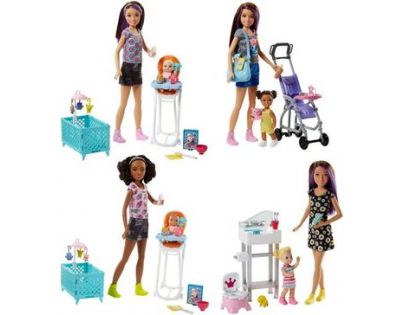 Mattel Barbie Chůva Herní set FJB01