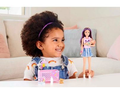 Mattel Barbie Chůva Herní set postýlka