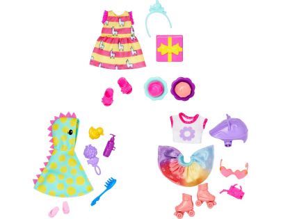 Mattel Barbie Club Chelsea oblečky a doplňky dárek a dortíky