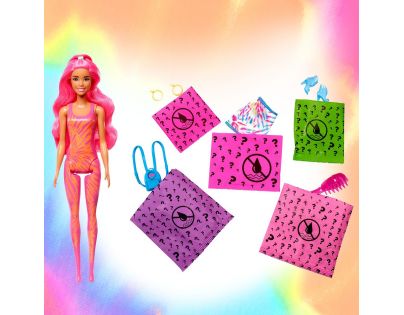 Mattel Barbie Color Reveal Barbie neonová batika