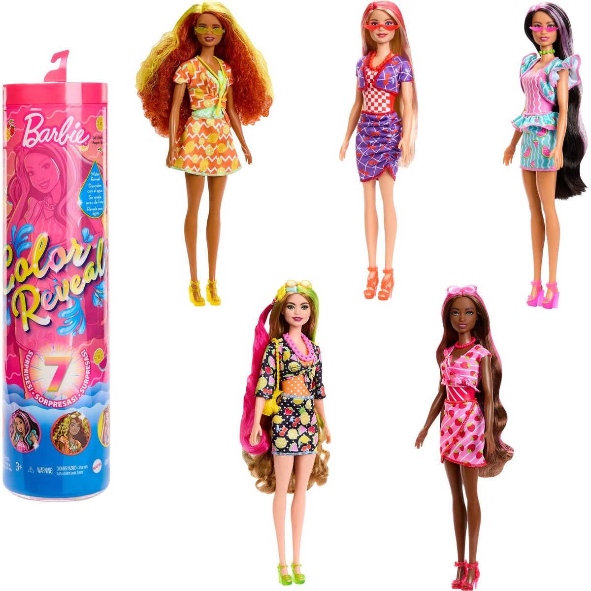 Mattel Barbie Color Reveal Barbie sladké ovoce HJX49