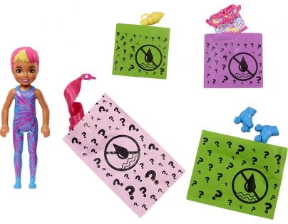 Mattel Barbie Color Reveal Chelsea neonová batika