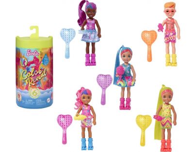 Mattel Barbie Color Reveal Chelsea neonová batika