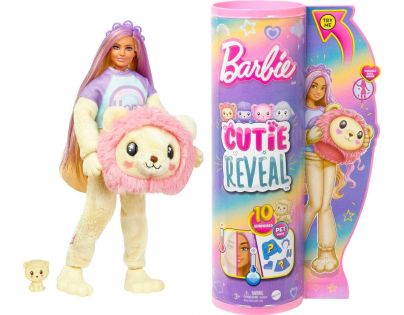 Mattel Barbie Cutie Reveal Barbie pastelová edice Lev