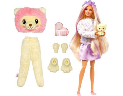 Mattel Barbie Cutie Reveal Barbie pastelová edice Lev