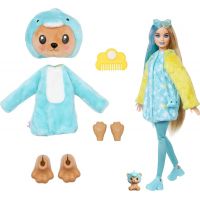 Mattel Barbie Cutie Reveal Barbie v kostýmu Medvídek v modrém kostýmu Delfína 2