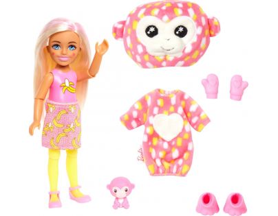 Mattel Barbie Cutie Reveal Chelsea džungle opice 14 cm