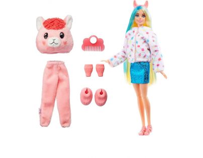 Mattel Barbie Cutie Reveal zima panenka série 4 lama