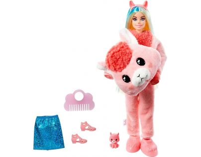 Mattel Barbie Cutie Reveal zima panenka série 4 lama