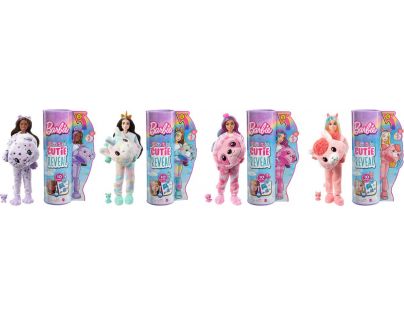 Mattel Barbie Cutie Reveal zima panenka série 4 lama