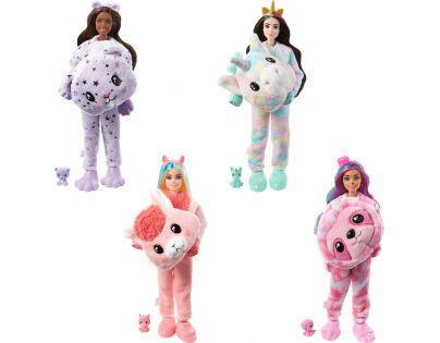 Mattel Barbie Cutie Reveal zima panenka série 4 lama