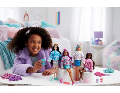 Mattel Barbie Cutie Reveal zima panenka série 4 lama