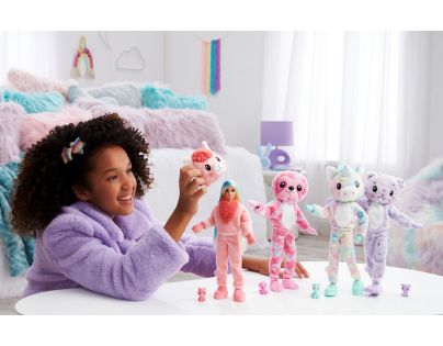Mattel Barbie Cutie Reveal zima panenka série 4 lama
