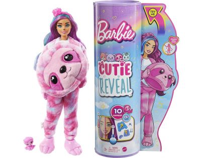 Mattel Barbie Cutie Reveal zima panenka série 4 lenochod