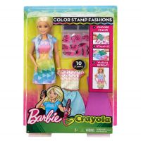 Mattel Barbie d.i.y. Crayola s módním potiskem běloška 4