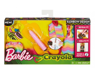 Mattel Barbie D.I.Y Crayola Magický vzor Růžová tužka