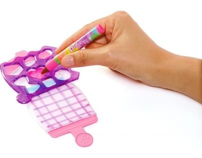 Mattel Barbie D.I.Y módní návrhářské šablony Růžovo-modrá