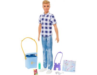 Mattel Barbie Doll House Adventure kempující Ken