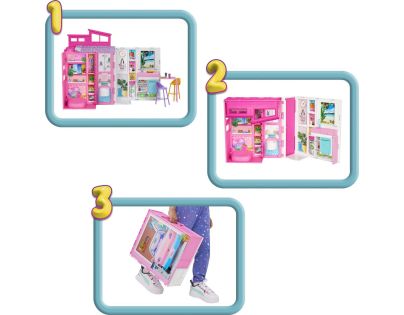 Mattel Barbie Domek s panenkou - Poškozený obal
