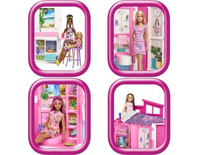 Mattel Barbie Domek s panenkou - Poškozený obal