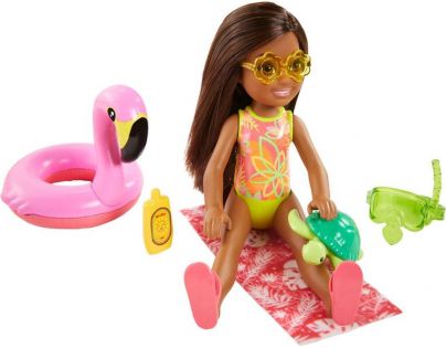 Mattel Barbie Dreamtopia Chelsea s doplňky na pláž černoška