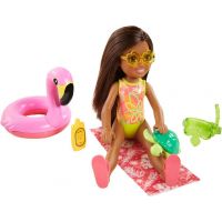 Mattel Barbie Dreamtopia Chelsea s doplňky na pláž černoška 2