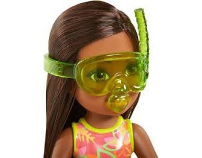 Mattel Barbie Dreamtopia Chelsea s doplňky na pláž černoška