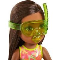 Mattel Barbie Dreamtopia Chelsea s doplňky na pláž černoška 4