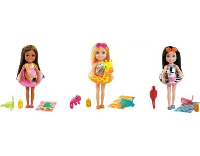 Mattel Barbie Dreamtopia Chelsea s doplňky na pláž černoška
