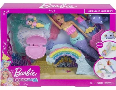 Barbie Dreamtopia herní set s mořskou vílou