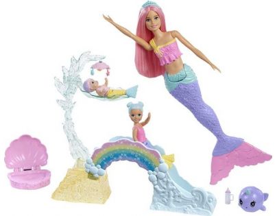 Barbie Dreamtopia herní set s mořskou vílou