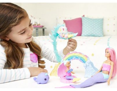 Barbie Dreamtopia herní set s mořskou vílou