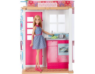 Mattel Barbie dům 2v1 a panenka