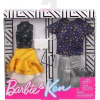 Mattel Barbie dvoudílný set oblečků pro Barbie a Kena hvězdičky 70 2