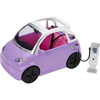 Mattel Barbie Elektromobil 2 v 1 fialový